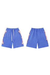 Wash water blue shorts
